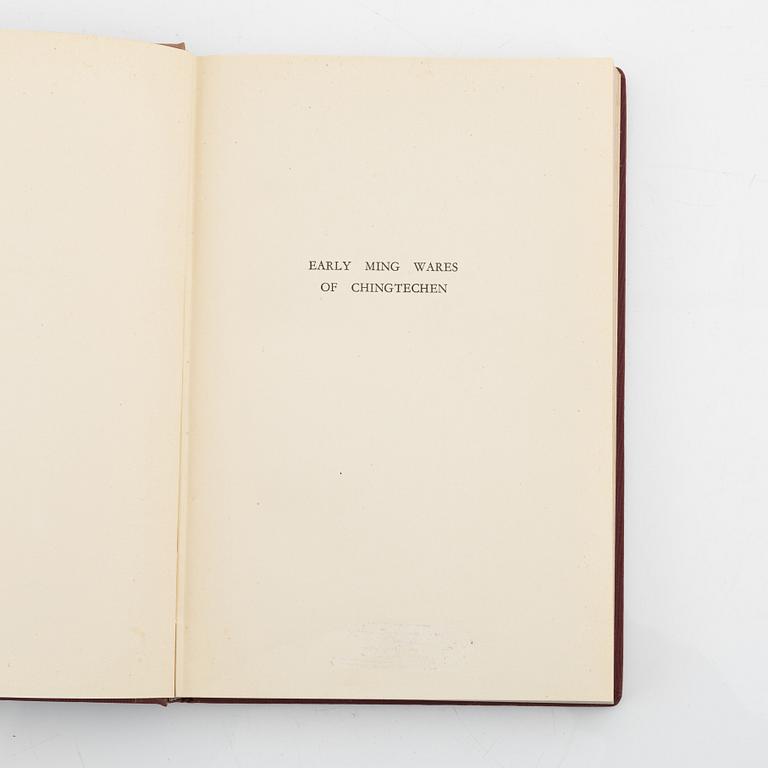 Archibald Dooley Brankston, a book, 'Early Ming Wares of Chingtechen', 1938.