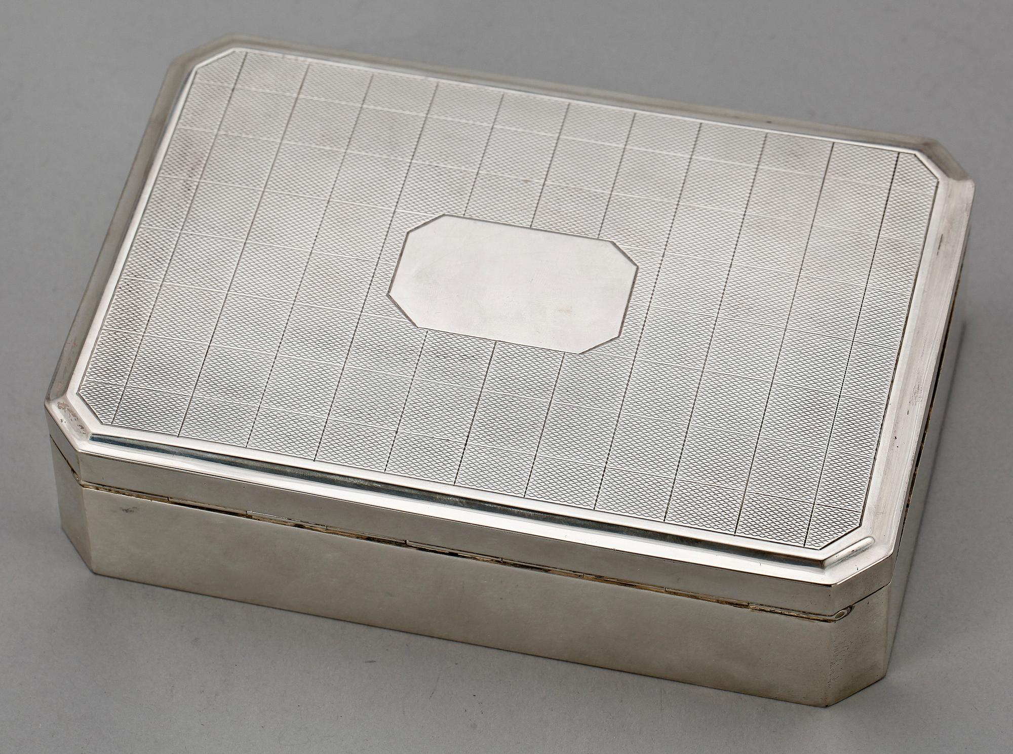 SKRIN, silver, Henry Matthews, Birmingham, England, 1929.