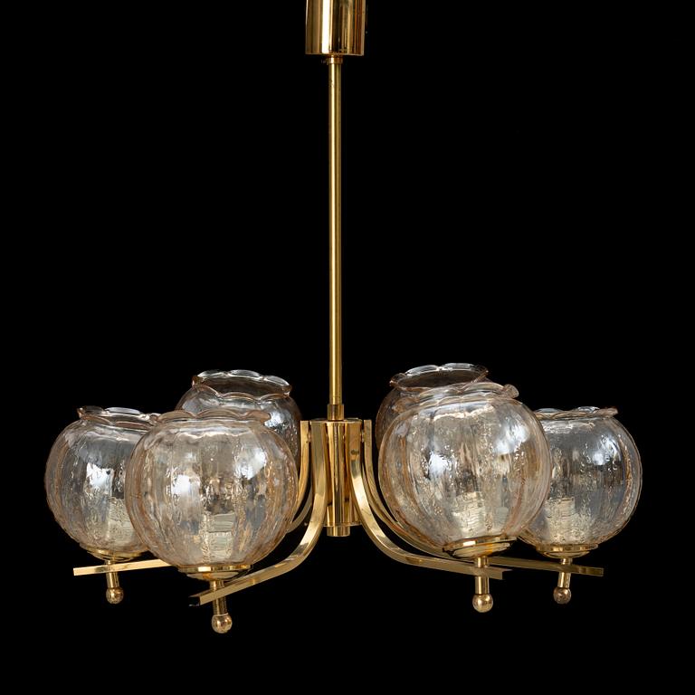 A ceiling lamp, second half of the 20th century.