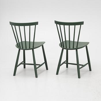 Poul M. Volther, A set of six J 46 chairs, FDB möbler.
