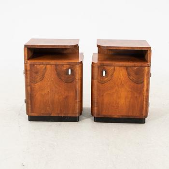 Sängbord ett par 1900-talets första hälft.