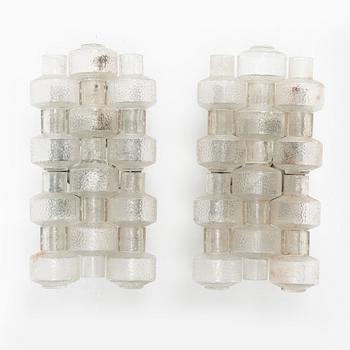 A pair of 'Festival' wall lights by Gert Nyström, Fagerhults Belysning, second half of the 20th century.