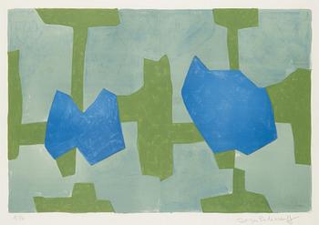 Serge Poliakoff, lithograph in colours, signed and numbered 16/80.