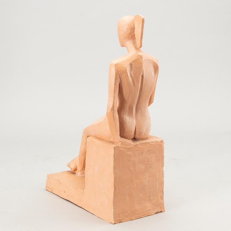 Okänd konstnär 1900-tal, Skulptur, keramik, bär signatur L.S.