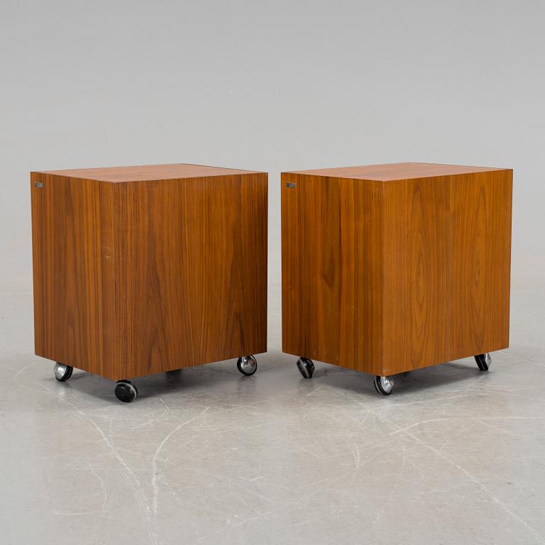 A pair of teak speakers, Dux Sound Project, 1960's.