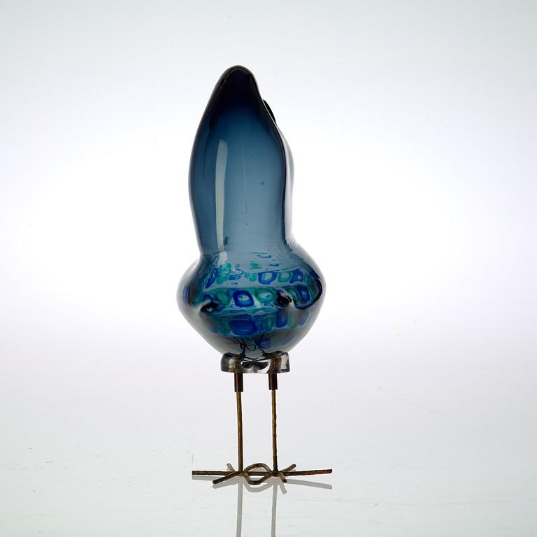 An Alessandro Pianon 'Pulcino' glass bird, Vistosi, Italy 1960's.