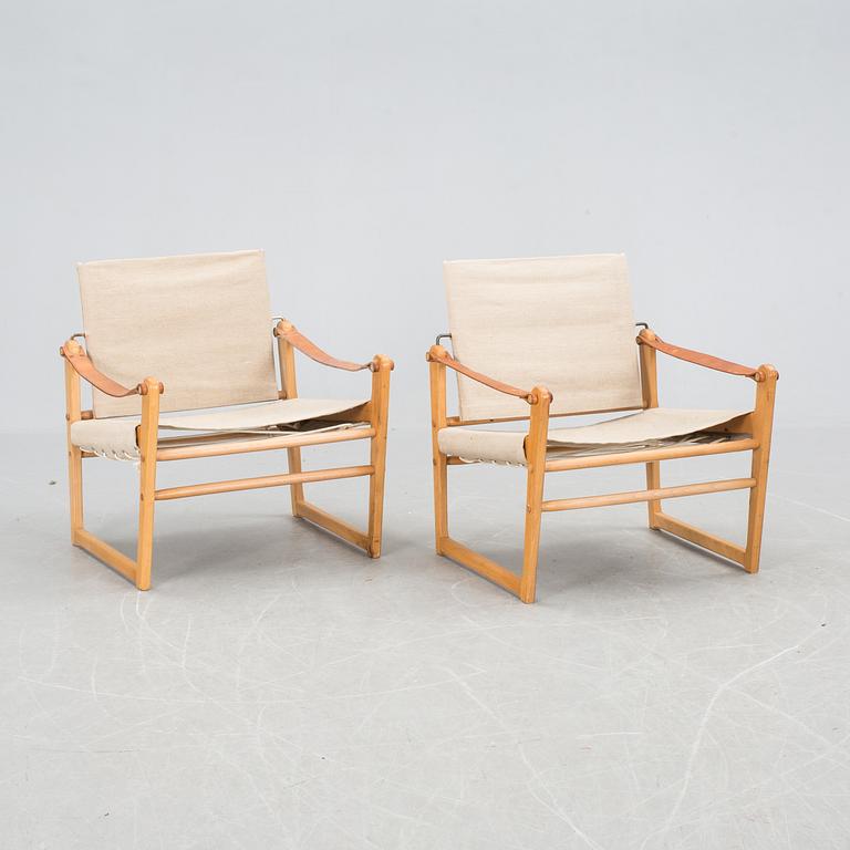 KARMSTOLAR, ett par, "Cikada", Bengt Ruda för IKEA, 1960/70-tal.