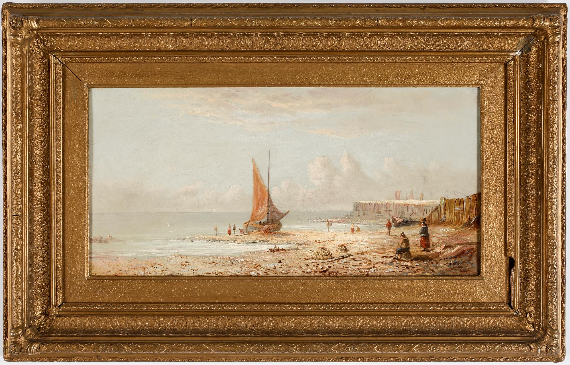 OKÄND KONSTNÄR, olja på duk, England, osignerad, 1800-tal.