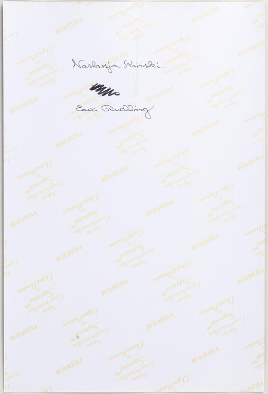 Ewa Rudling, photograph signed and numbered 14/30.