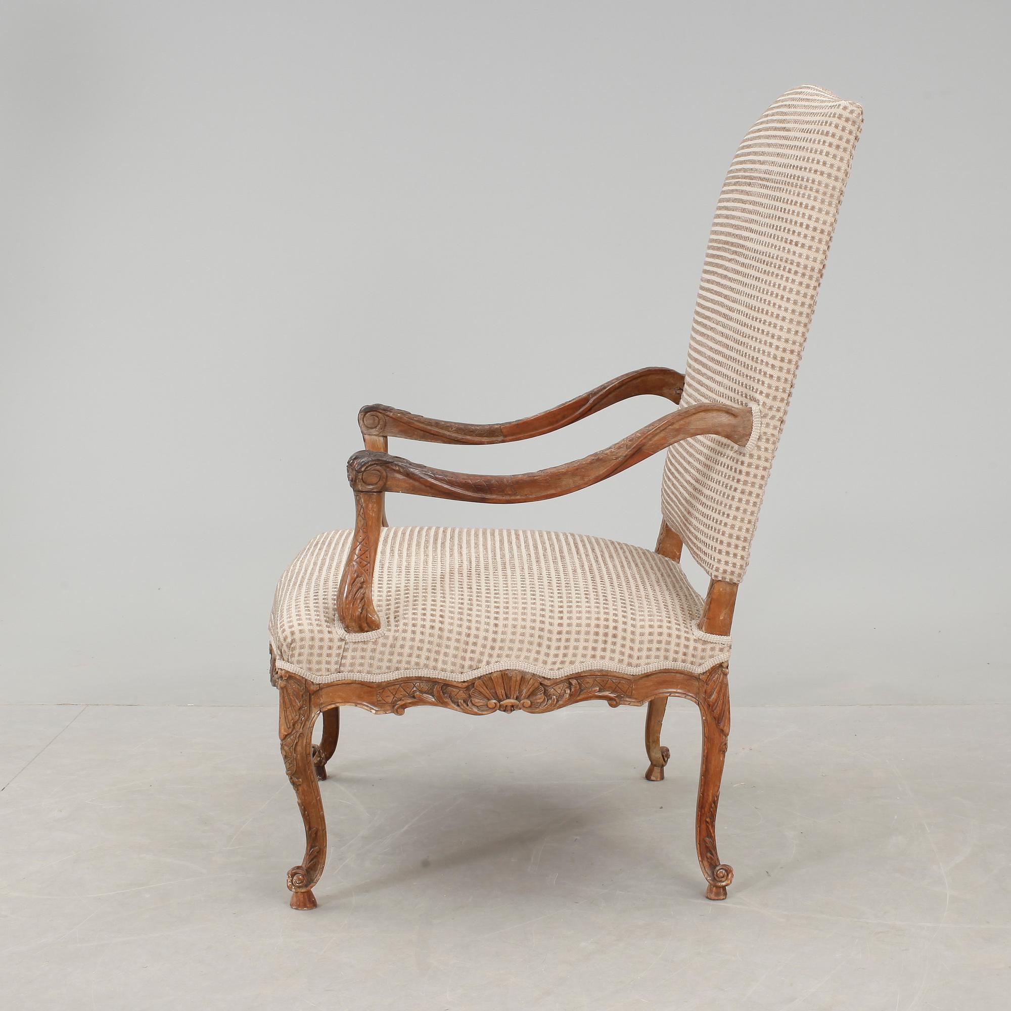 KARMSTOL, régance-stil, Frankrike, 1800-tal.