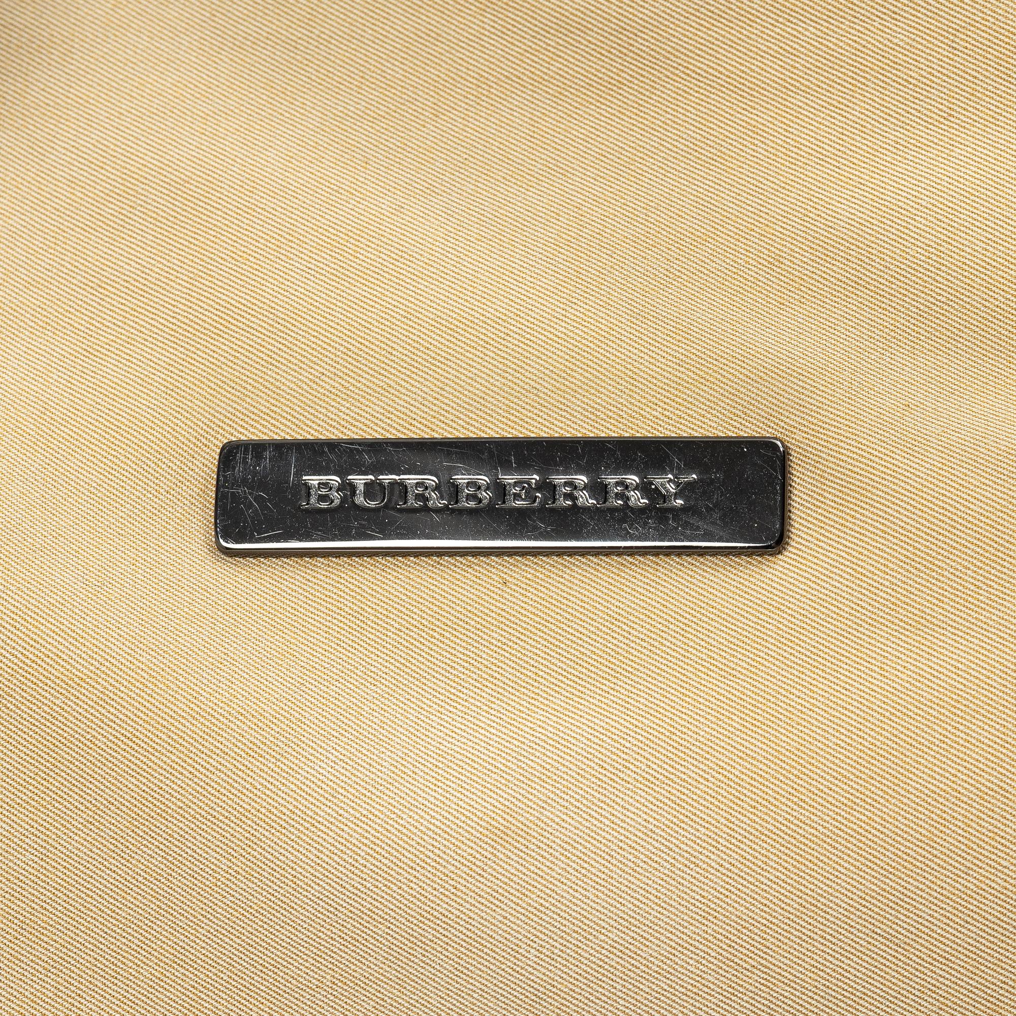 Burberry, A bag and a scarf.