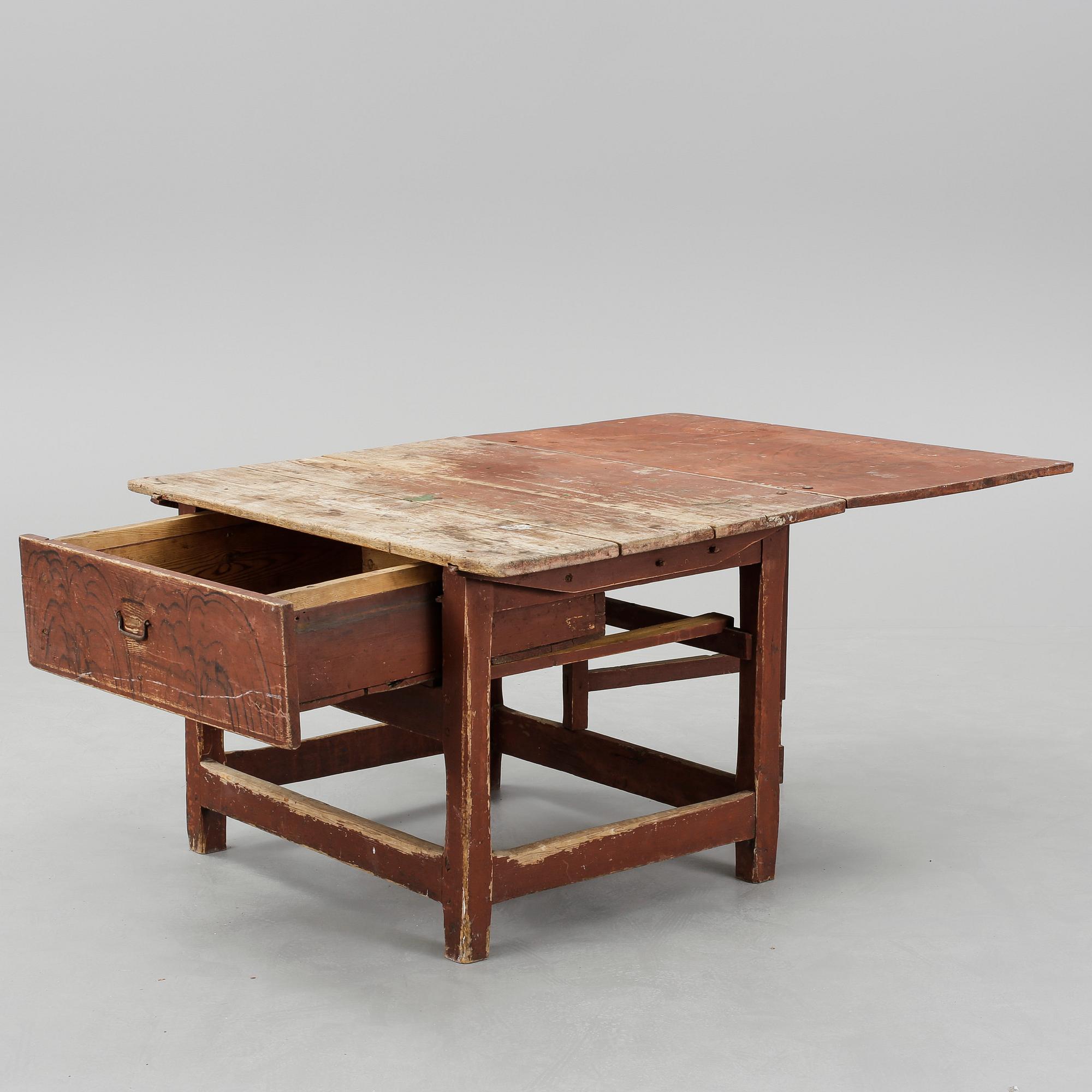 SLAGBORD, allmoge, 1800-talets mitt.