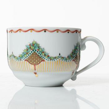 Royal Copenhagen, a porcelain dinner service, "Christmas Joy" (68 pieces).