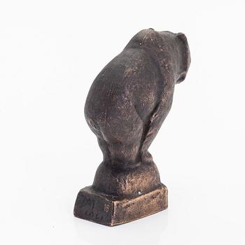 Jussi Mäntynen, a bronze sculpture, monogram signed and dated 1961.