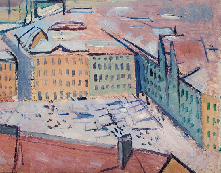 Einar Jolin, "Utsikt över Stockholm".