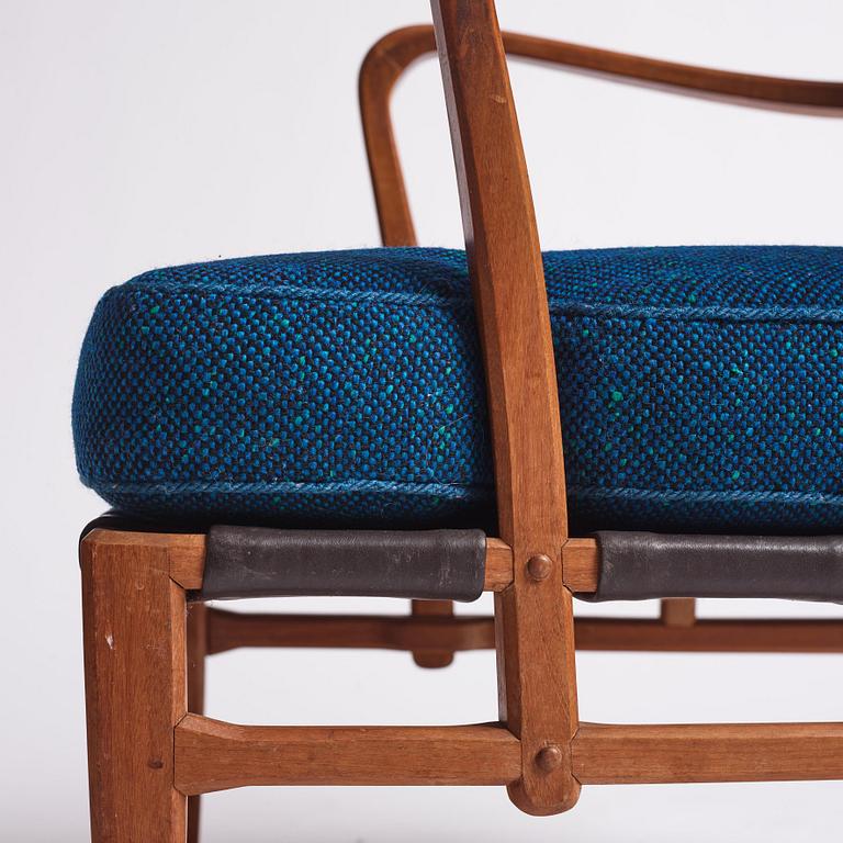 Carl-Axel Acking, an easy chair, "NK Hantverk" Nordiska Kompaniet, 1940s. Provenance Carl Axel Acking.
