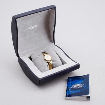 ARMBANDSUR, guld på stål, Longines.