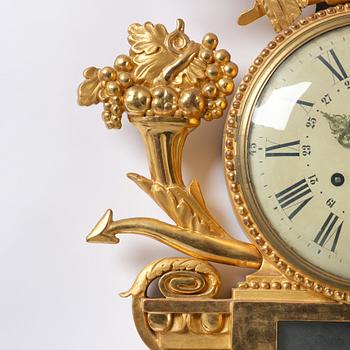 Daniel Åberg, a wall clock, Norrköping, (born 1729, died c. 1780).