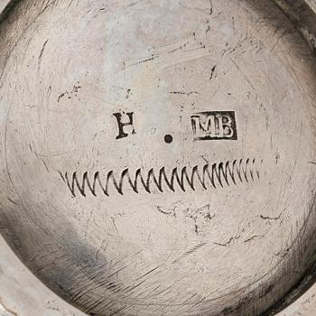 A Swedish 18th century parcel-gilt silver beaker, mark of Martin Bernström, Härnösand (active 1742-1779 (1782)).