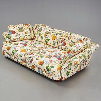 Josef Frank, a 'Liljevalchs' sofa, upholstered in Frank's fabric 'Vegetable tree'.