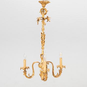 Chandelier in Rococo style, early 20th century.