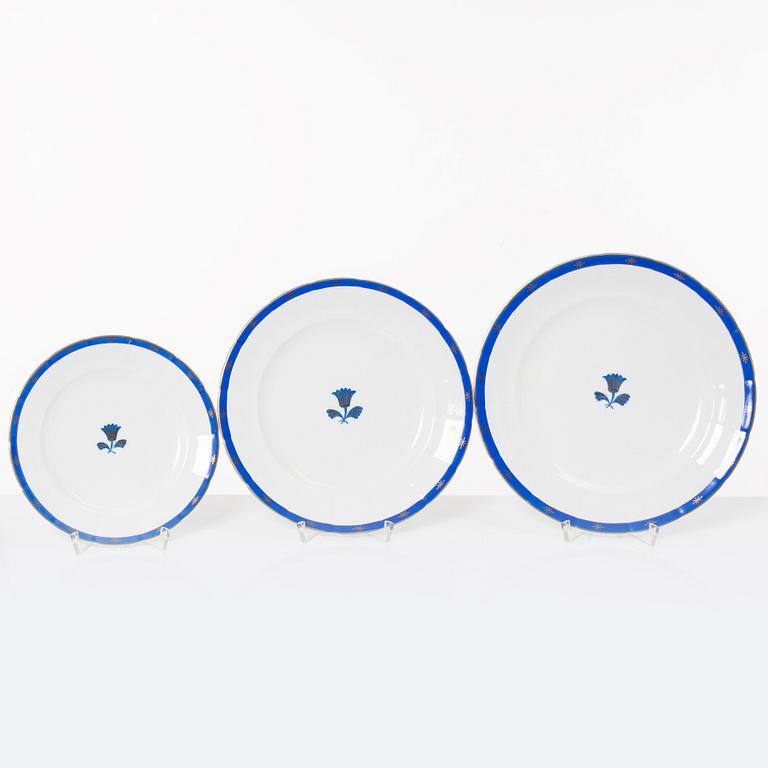 Wilhelm Kåge, mat- och kaffeservis, 65 delar, "Guldstjärna" Gustavsberg.