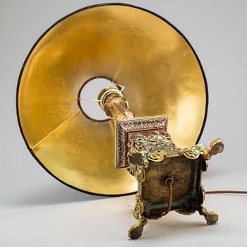 BORDSLAMPA, empirestil, 1900-talets mitt.