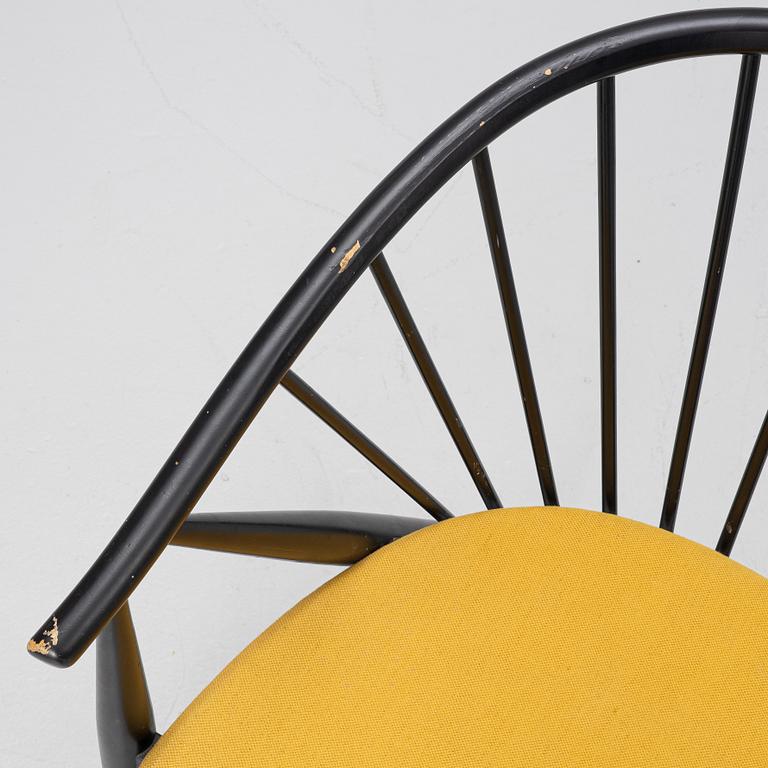 Sonna Rosén, armchair/"Solfjädern" 1950s/60s AB Nässjö Stolfabrik.