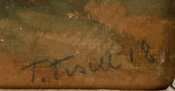 TORSTEN TISELL, akvarell, sign och dat 18.