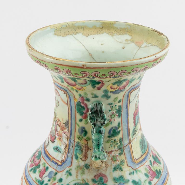 Vas Kina Kanton 1800-talets slut porslin.