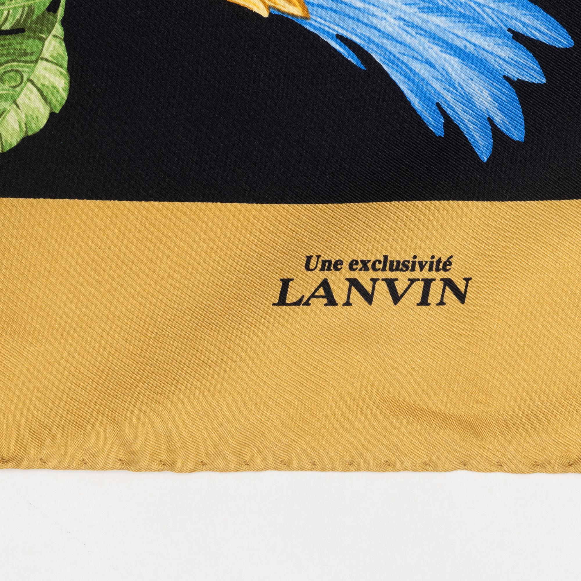 Lanvin, scarf.