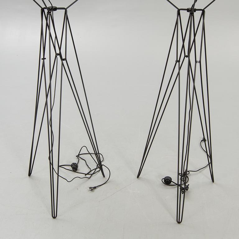 Floor lamp, 2 pcs, 2000s, Frandsen Lightning Denmark.