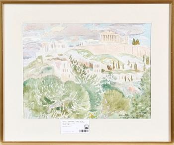 BERGDAHL, IVAN, 2 st, akvareller, sign varav en dat 1978.