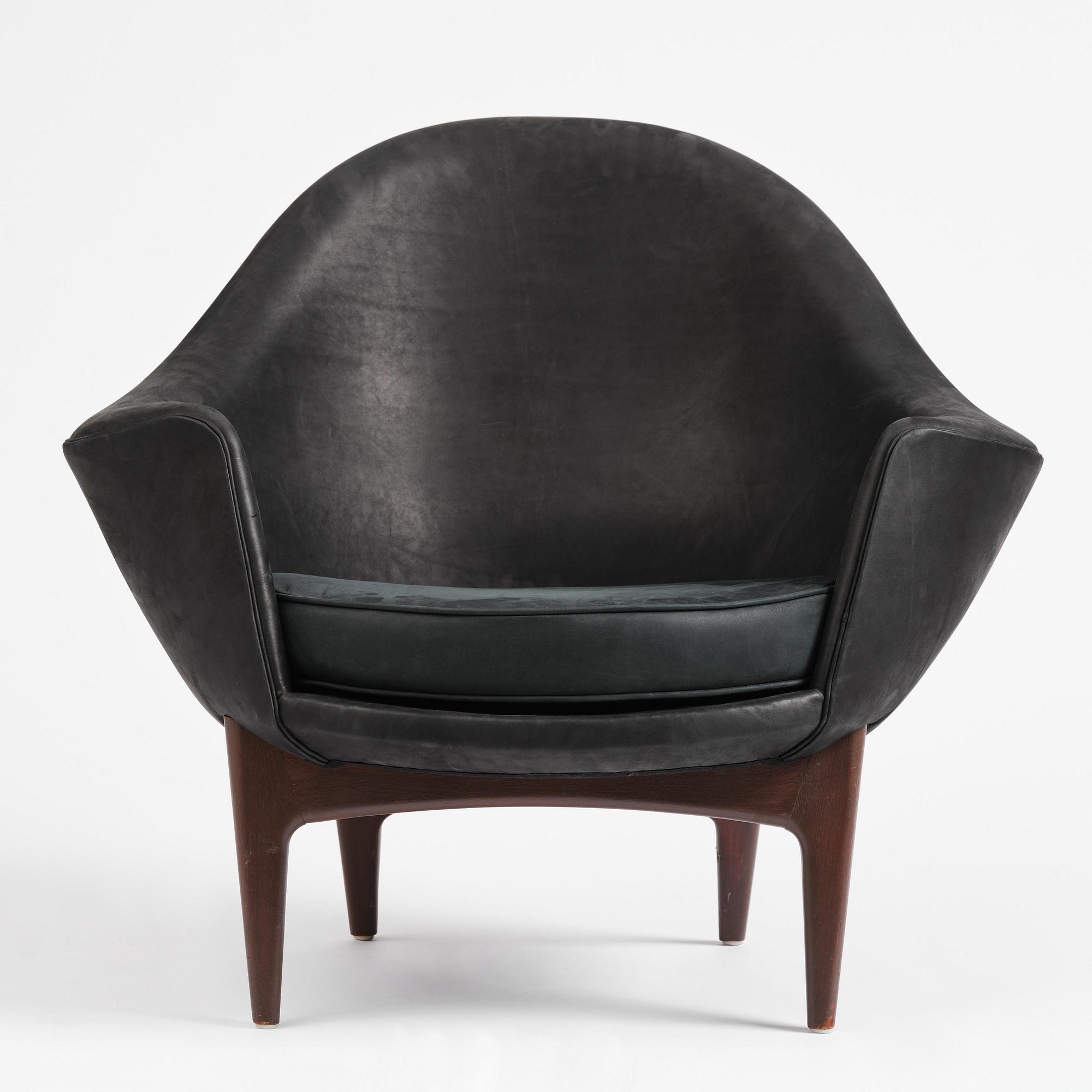 Ib Kofod-Larsen, fåtölj, modell 4440, Fritz Hansen, Danmark.
