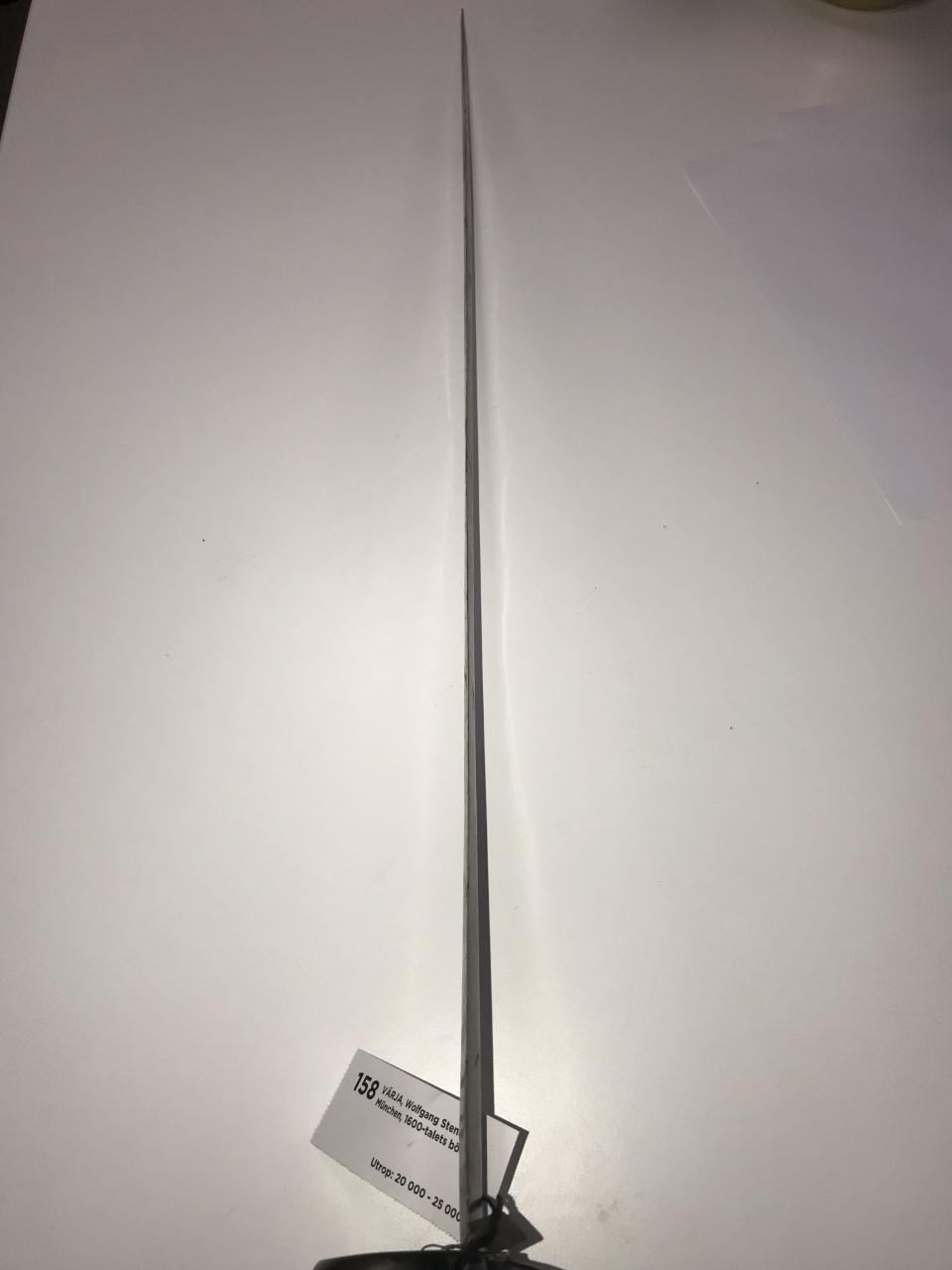 Sword, Wolfgang Stantler, Swordsmith, Münich, beginning of the 17th century.