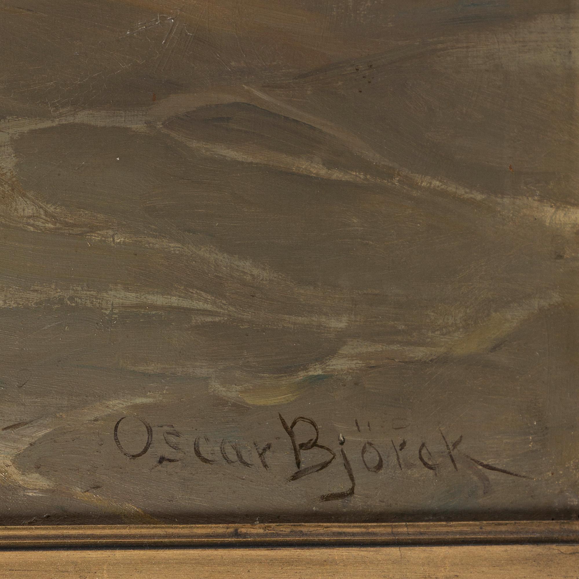 Oscar Björck, Church Interior.