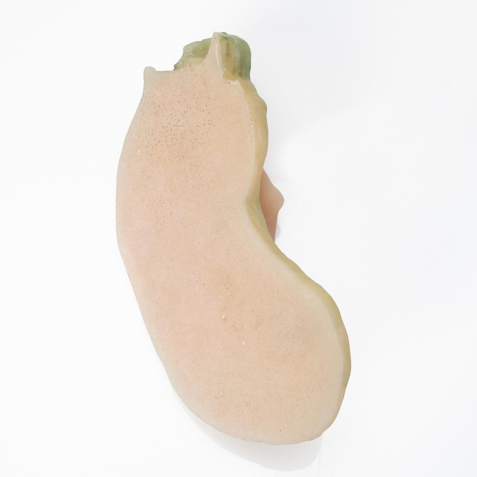 Joseph Cheret, Almaric Walter, figur, vilande kvinna, pâte de verre, Nancy Frankrike.