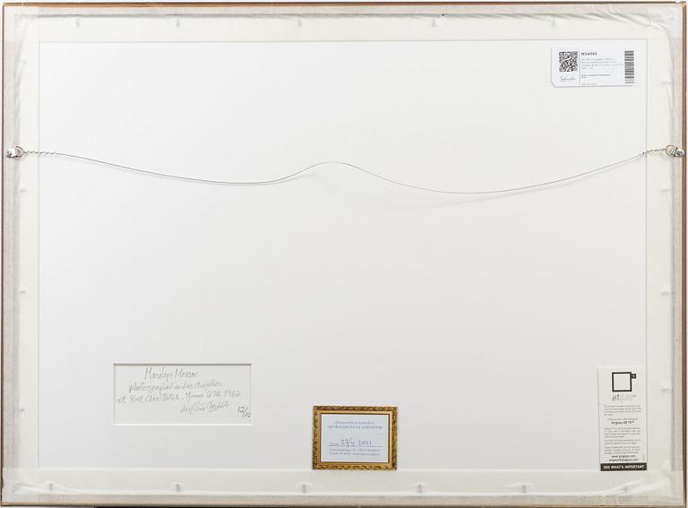 Lars-Erik Nygårds, "Marilyn Monroe photographed in Los Angeles at Bel Air Hotel, June 27th 1962".