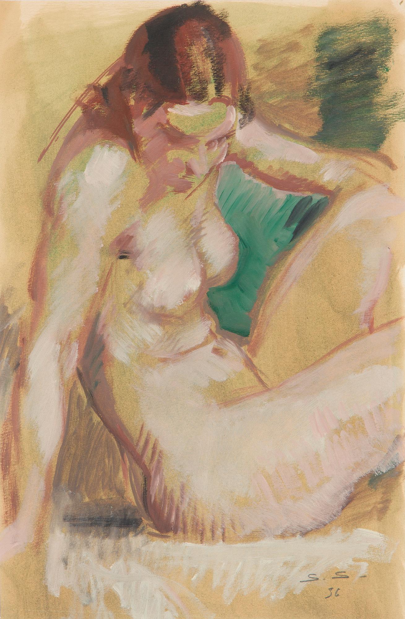 Santeri Salokivi, Nakenmodell.