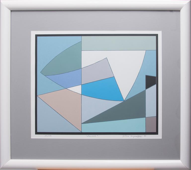 GÖRAN AUGUSTSON, serigrafi, signerad, daterad 98 och numrerad 19/150.