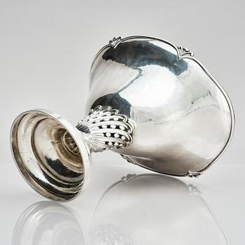 Kay Bojesen, a Danish silver bowl, Swedish Importmarks CG Hallberg 1918.