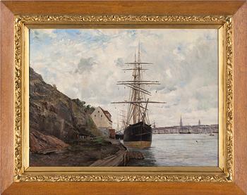 OKÄND KONSTNÄR 1800/1900-TAL, olja på duk, kopia efter Axel Lindman, ej sign.