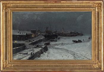 GERHARD MUNTHE, oil on canvas, signed and dated -79.