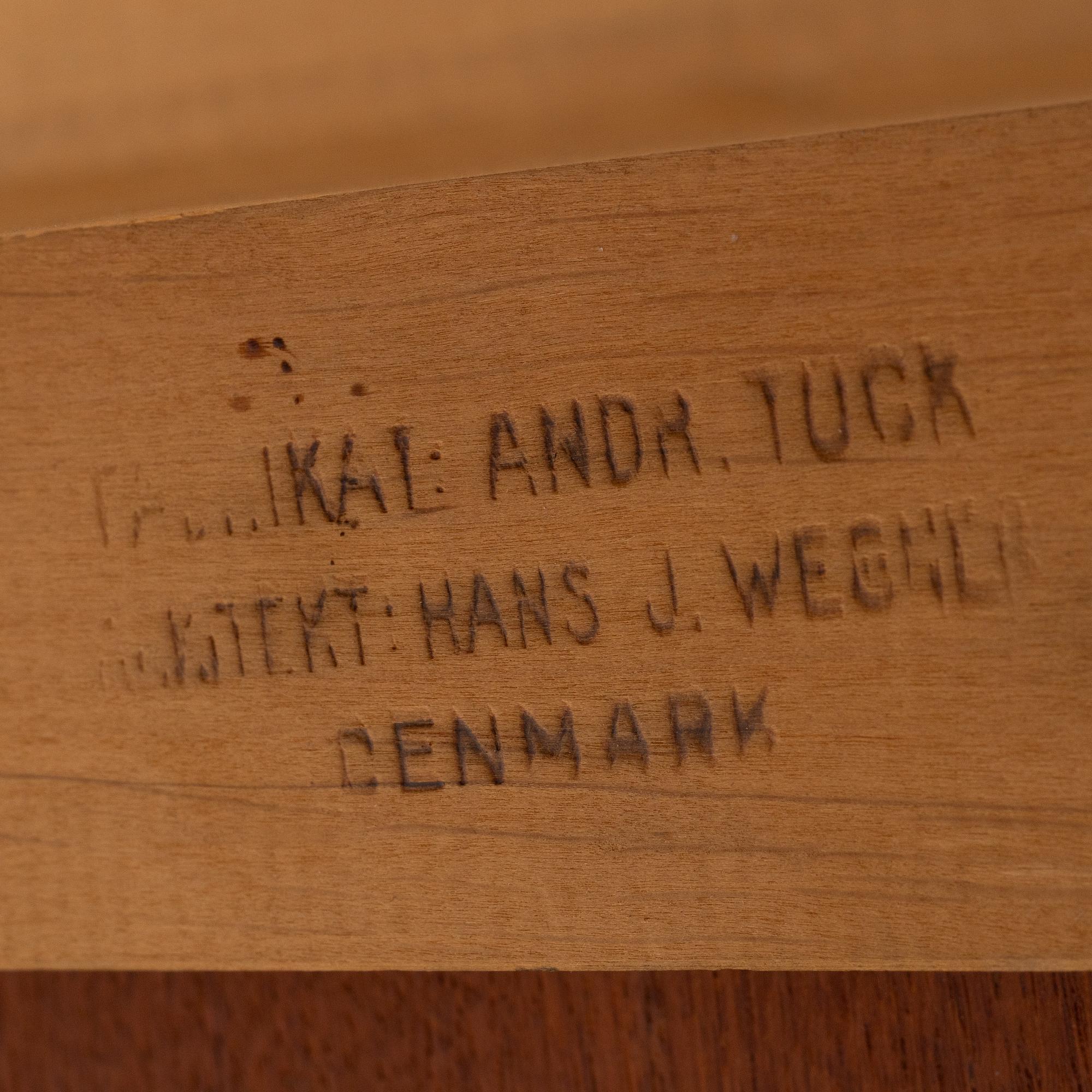 Hans J. Wegner, matbord, "AT-312", Andreas Tuck, Danmark, 1950-60-tal.