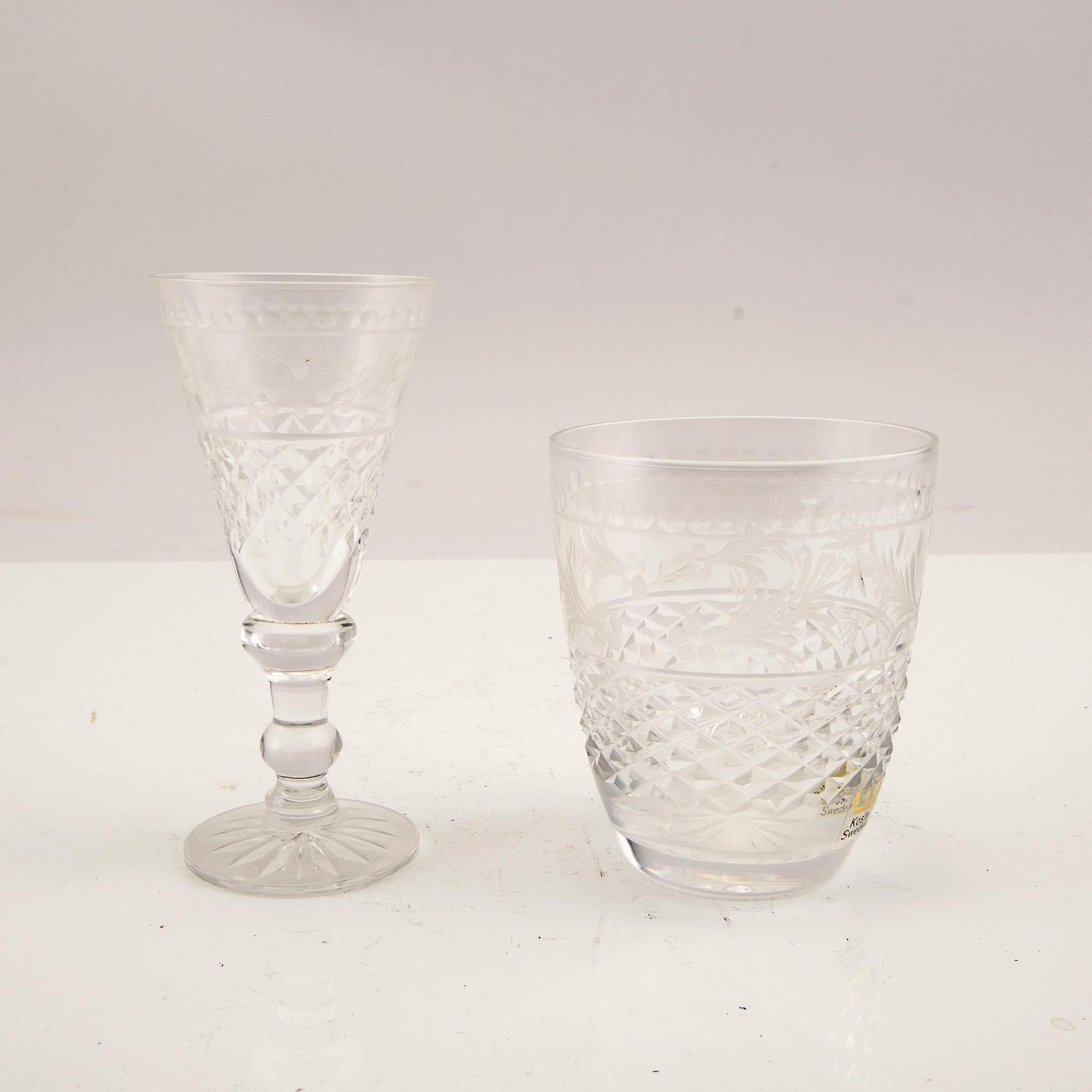Fritz Kallenberg, service 48 pcs "Elvira Madigan", Kosta.