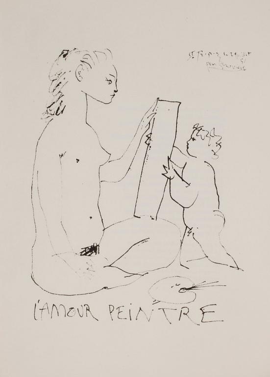 PABLO PICASSO, after, "Le Soleil Ebloui", Geneviève Laporte, Plon, Paris, 1974.