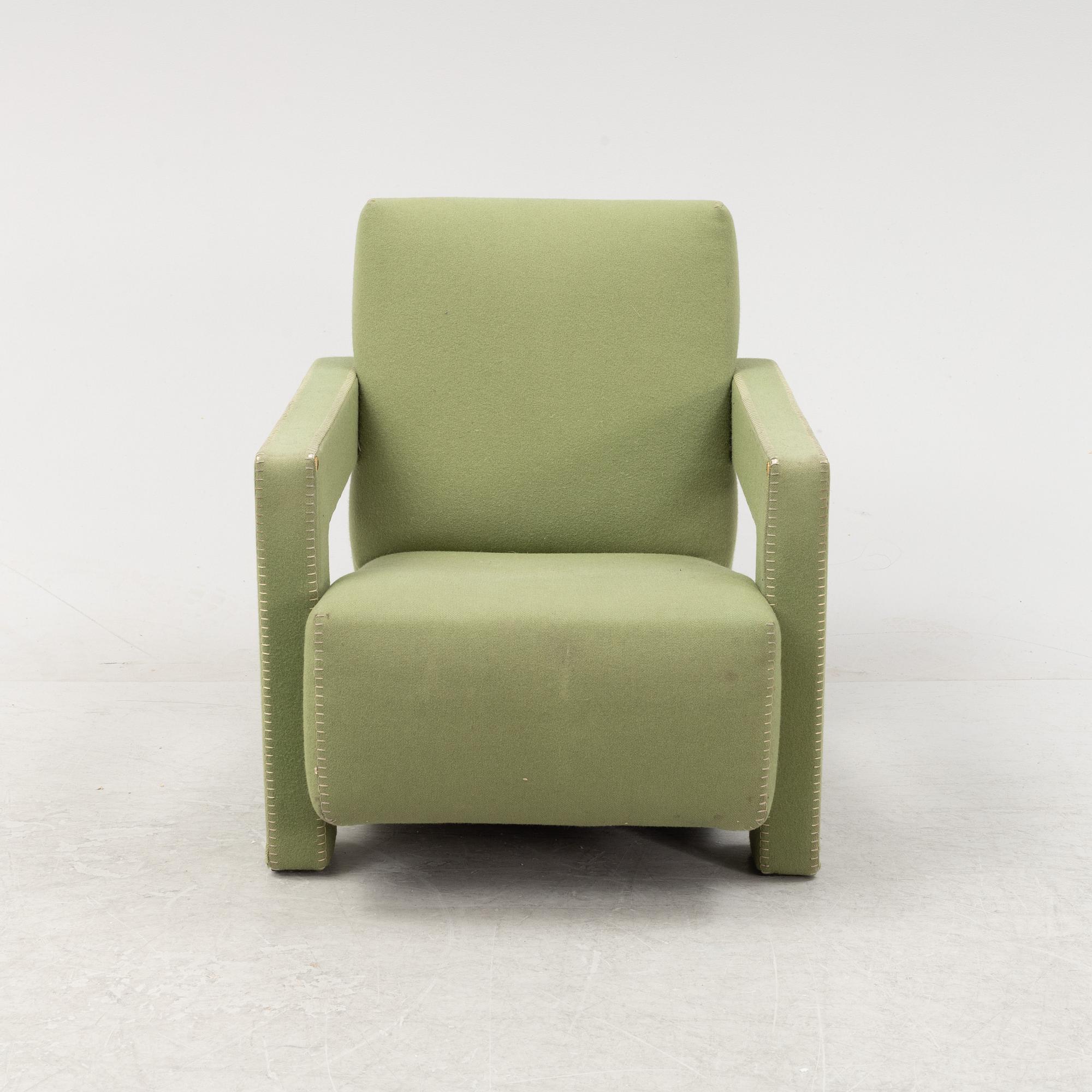 An 'Utrecht' lounge chair by Gerrit Rietveld for Cassina, designed 1935.