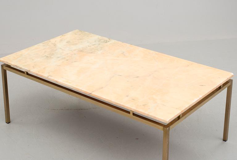 SOFFBORD, mässing och sten, 1900-talets slut.