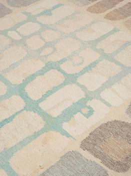 Alice Lund, CARPET. "Stenar i vatten". Flat weave. 303,5 x 242 cm. Signed AL ALT.