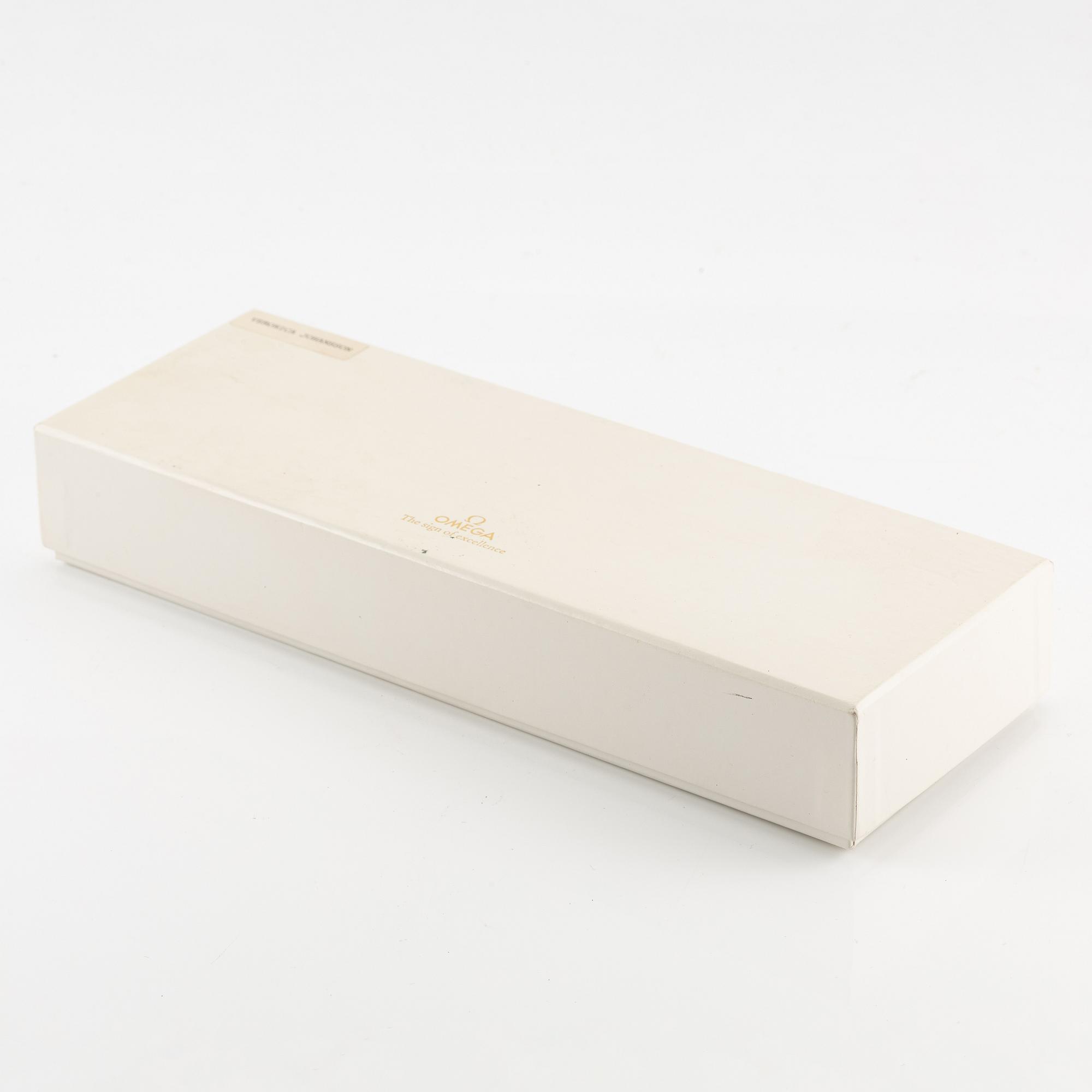 Omega, 18K gold, Seamaster, Jubilee, wristwatch, 32.5 mm.